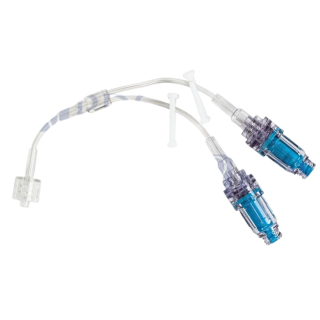 BD  # MP9238-C - Bi-Fuse Extension Set with Two Removable MaxPlus Clear Connectors, Male Spin Lock, 8.5 Inch Length, 2.3 mL Priming Volume, 50/CS (Continental US Only)