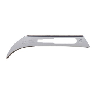 BD  # 371112 - Sterile Surgical Blade #12, Carbon Steel, Individually Wrapped, 50/Pk, 3 PK/CA