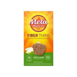 Procter & Gamble # 3700018327 - Metamucil® Psyllium Fiber, Wafer, Apple Crisp, 12/bx, 4bx/