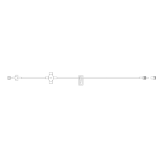 BD  # 10014917 - Alaris Syringe Module Set Smallbore with Pressure Sensing Disc, Fixed Male Luer Lock, 60 Inch Length, 1.7 mL Priming Volume, 100/CS (Continental US Only)
