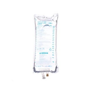 B Braun # L8020 - Sodium Chloride Injections, 0.45%, 1000mL, EXCEL Container (Rx), 12/cs