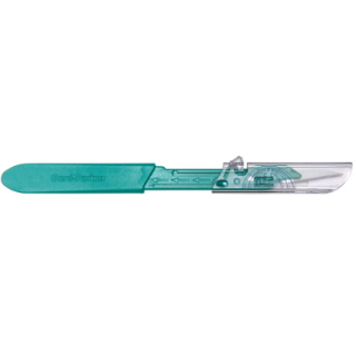 BD  # 372611 - BD Protected Disposable Scalpel Bard #11, Sterile, Safety Shielded, 10/BX