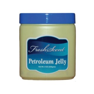 New World Imports # PJ8 - Petroleum Jelly, 8 oz Jar, Compared to the Ingredients of Vaseline® Petroleum Jelly, 12/bx, 4 bx/cs