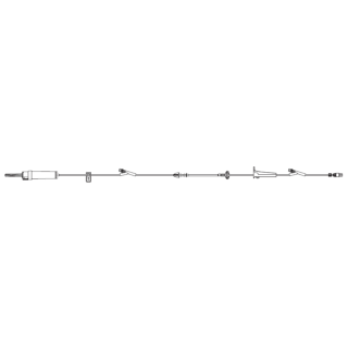BD  # 2410-0500 - Gemini Primary Infusion Set 20 Drops/mL 290 cm with SmartSite Valves Alaris Safety Clamp