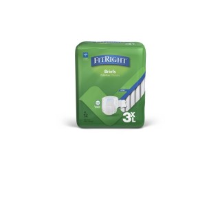 Medline # MTB084 - Size 3XL Disposable Cloth-Like Briefs, 48 Per/Cs