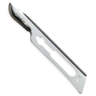 BD  # 371315 - Bard Parker Surgical Blades No. 15, Sterile, Single-Use, 150/BX