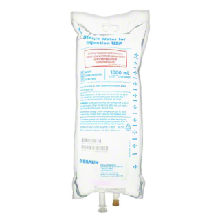 B Braun # L8500 - IV SOLUTION, H2O, STERILE, 1000ML, 12/CS