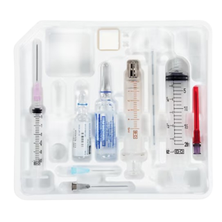 BD  # 405827 - Epidural Tray with 17G Perisafe Weiss Epidural Needle, Whitacre Spinal Needle and Spring-Wound Epidural Catheter
