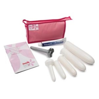 Owen Mumford # SM2100 - Vaginal Dilator, Includes Set of 5 Graduated Cones with Universal Handle, Cleaning Brush & Lubricant in a Discreet Bag
