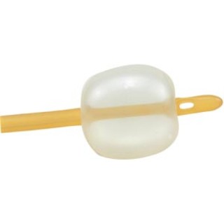 Amsino International # AS42024 - Foley Catheter, 24FR 2-Way Silicone Coated Latex, 30cc Balloon, 10/