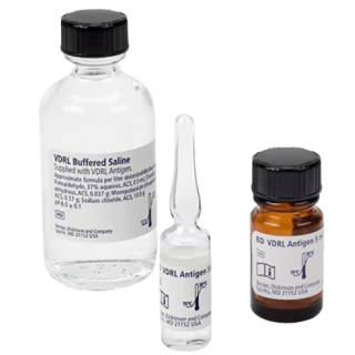 BD  # 275110 - Macro-Vue RPR Card Test Kit for Syphilis Detection Blood/Serum 5000 Tests, EA