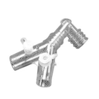 Carefusion # 001831 - Patient Wye & Elbow Adapter  22mm OD, Latex-Free, 50/CS