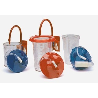 Cardinal Health # 65651-527 - 1500cc CRD Liner Kit with 6mm x 6' Tubing Suction System Canister Liner, 72 EA/CS
