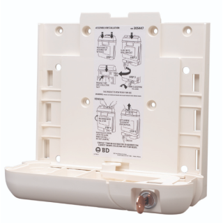 BD  # 305447 - Wall Bracket for Side Entry 5.4 Quart Sharps Collector Mounting Solution, 10 EA/CS