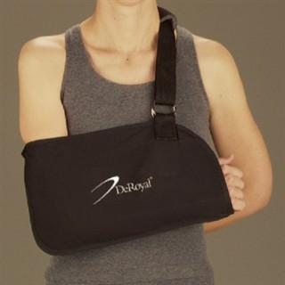 Deroyal # 11690005 - Specialty Arm Sling with Shoulder Pad, Small, Black, EACH