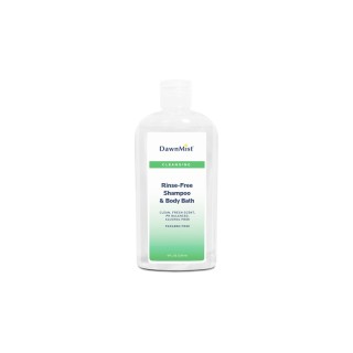 Dukal # NR08 - Rinse Free Shampoo & Body Bath 8 oz, 12/BX, 4 BX/CS