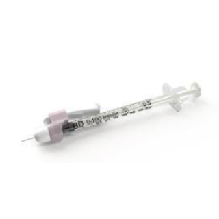 BD  # 328449 - Insulin Syringe 3/10 mL with 31 Gauge x 6 mm Ultra-Fine Needle, Sterile, 100/BX, 4 BX/CS (Continental US Only)