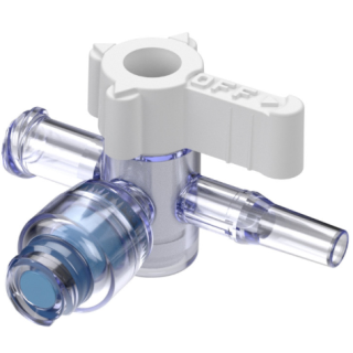 Carefusion # 2408-0500 - Alaris Pump Module Set  10 Drop, 4-Way Stopcock, Needle-Free Valves, 124