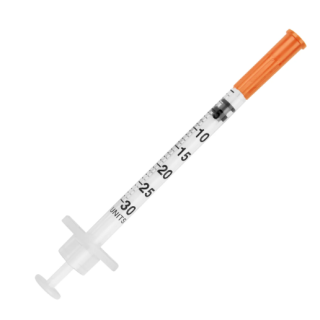 BD  # 309301 - U-100 Insulin Syringe 3/10cc, 29G x 1/2