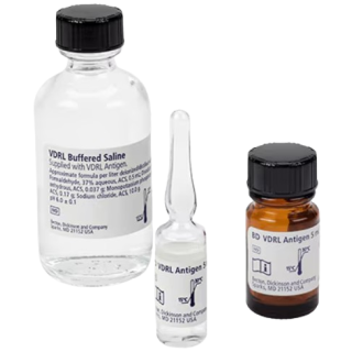 BD  # 240765 - VDRL Antigen, 10  0.5 mL Vials, Serological Test Reagent for Syphilis Screening