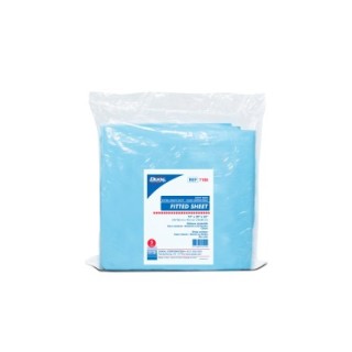 Dukal # 7107 - Disposable Fitted Sheet, Heavy Duty, Fluid Impervious, 74