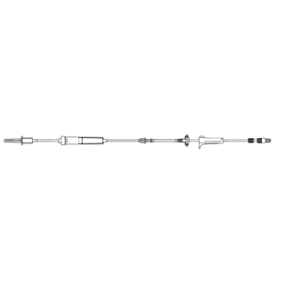 BD  # 2278-0500 - Gemini Set Single Spike Infusion Set with 200 Micron Filter, 24 mL Priming Volume, No Port, 20/CS (Continental US Only)