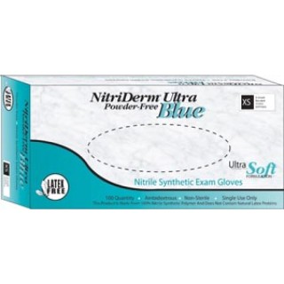 Innovative Health Care # 157400 - Gloves, Exam, XX-Large, Nitrile, Chemo Tested, Non-Sterile, PF, Textured, Blue, 80/bx, 10 bx/