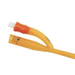 Amsino International # AS41030 - Foley Catheter, 30FR 2-Way Silicone Coated Latex, 5cc Balloon, 10/