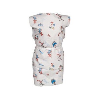 TIDI Products # 910416 - Fabricel Gown, Pediatric, White, 21