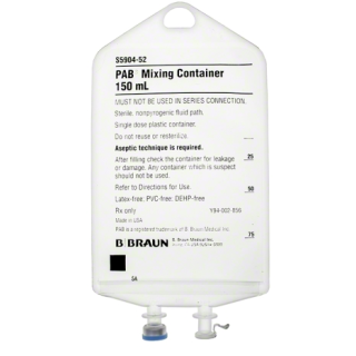 B Braun # S5904-52 - Bag Empty 150ml 48/CS