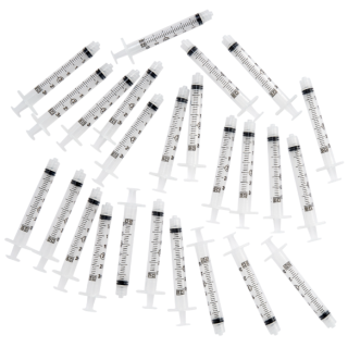 BD  # 309702 - 3mL Luer-Lok Syringe Tray  Sterile, Single-Use Syringe for Accurate Medication Delivery,  25/PK 12PK/CA