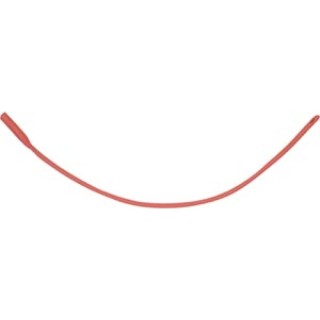 Amsino International # AS44020 - Red Rubber Urethral Catheter, 20FR,100/