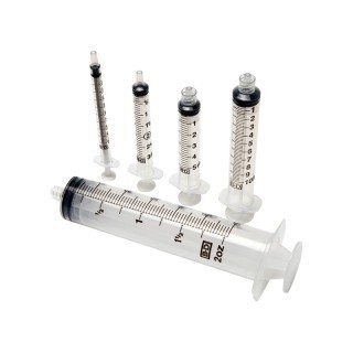 BD  # 309646 - Syringe 5cc Luer Lock w/o Needle _ 125/Bx, 4 BX/CA