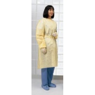Cardinal Health # 1101PG - Gown Isolation Yellow Reliable Protection For Infection Control And Patient Safety, 100 EA/CS, 1 CS/PK