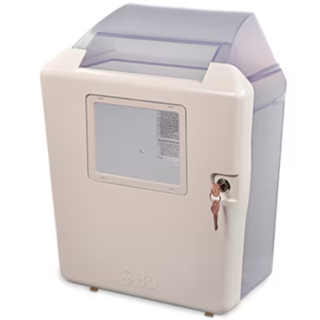 BD  # 305420 - Locking Wall Cabinet for 2 Gal and 3 Gal Sharps Collectors, 18.5 x 14.5 x 6.75 (36 ea/plt) (Continental US Only)
