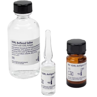 BD  # 274449 - BBL Macro-Vue #104 Syphilis RPR Card Test  300 Count Box for Rapid Direct Serological Screening
