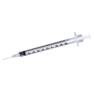 BD  # 305540 - Allergy Tray Syringe 1cc, 27G x 1/2
