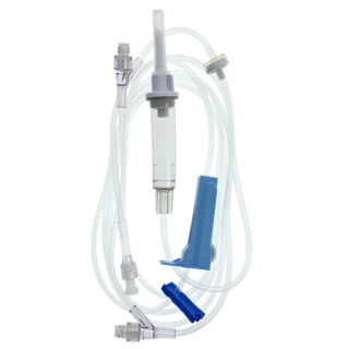 BD  # 2R8519 - IV Pump Set Clearlink Pump 2 Ports 10 Drops / mL Drip Rate Without Filter 96 Inch Tubing Solution (48/CS