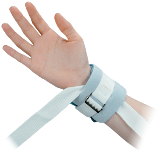 Deroyal # M7028 - Restraint Limb Wrist/Ankle Foam/Nylon Cuff Secure Ties Reusable Pediatric, Pair