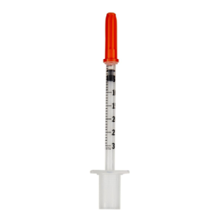 BD  # 324912 - Insulin Syringe 1cc U-100  Sterile, Single-Use Syringe for Precise Insulin Delivery, 100/SP, 5 SP/CS (Temp Sensitive; Non-Returnable) (Continental US Only)