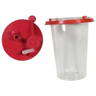 Cardinal Health # 65651-510 - Cannister Disposable Reliable And Hygienic Medical Fluid Collection Solution,1000CC 100/CS