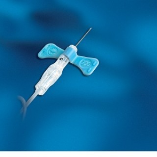 BD  # 367338 - Push Button Collection Winged Set 21G x 0.75in  Safety Blood Collection Set with One-Handed Activation,  50/BOX