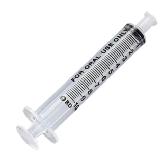BD  # 305219 - Oral Syringe, Clear, 10mL, Tip Cap, Sterile, Single-Use, 100/PK, 5 PK/CS