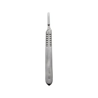 Myco Medical Supplies # 6001-04 - #4 Bard Parker Style Handle Fits Blade Sizes 20 to 25, 10/
