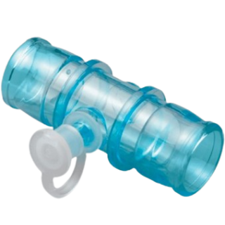 Carefusion # 004083 - Universal Adapter  22mm Straight Port with Stem for Respiratory Circuits