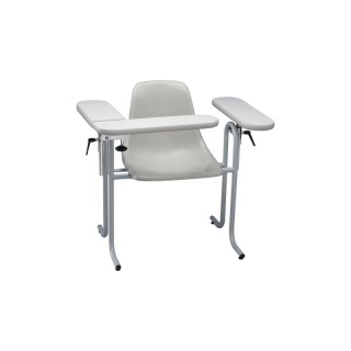 Dukal # 4381-F - Blood Draw Chair, Standard Height, Plastic Seat, Formica Flip Arm, 1/EA