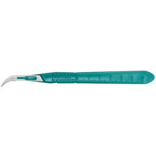 BD  # 371612 - Scalpels Disposable Sterile #12  Precision Surgical Scalpel with Curved Blade, 10/BX, 10 BX/CS