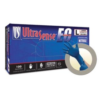 Ansell Healthcare # USE-880-XXL - Exam Gloves, PF Nitrile, Extended Cuff, Textured Fingers, Blue, XX-Large, 100/bx, 10 bx/cs