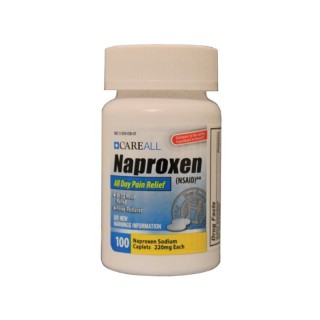 New World Imports # NAPC220100 - Naproxen Sodium Caplets, 220mg, Compared to the Active Ingredient of Aleve®, 100/btl, 24 btl/cs