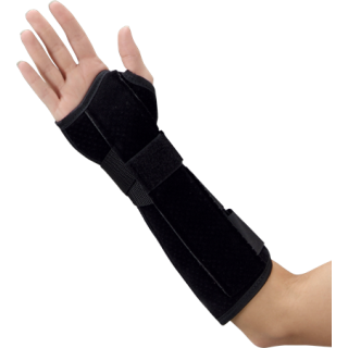 Deroyal # 12982206 - Suede Wrist Splint with Loop Lock Closure, 8 Inches, EACH
